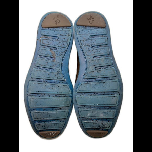 Cole Haan Men’s Lunargrand Wingtip Oxford Blue Leather Shoes Size 7.5M - Picture 5 of 10